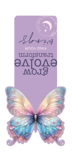 Dreamy Butterfly Die-Cut Magnetic Bookmark