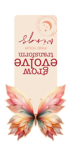 Dreamy Butterfly Die-Cut Magnetic Bookmark