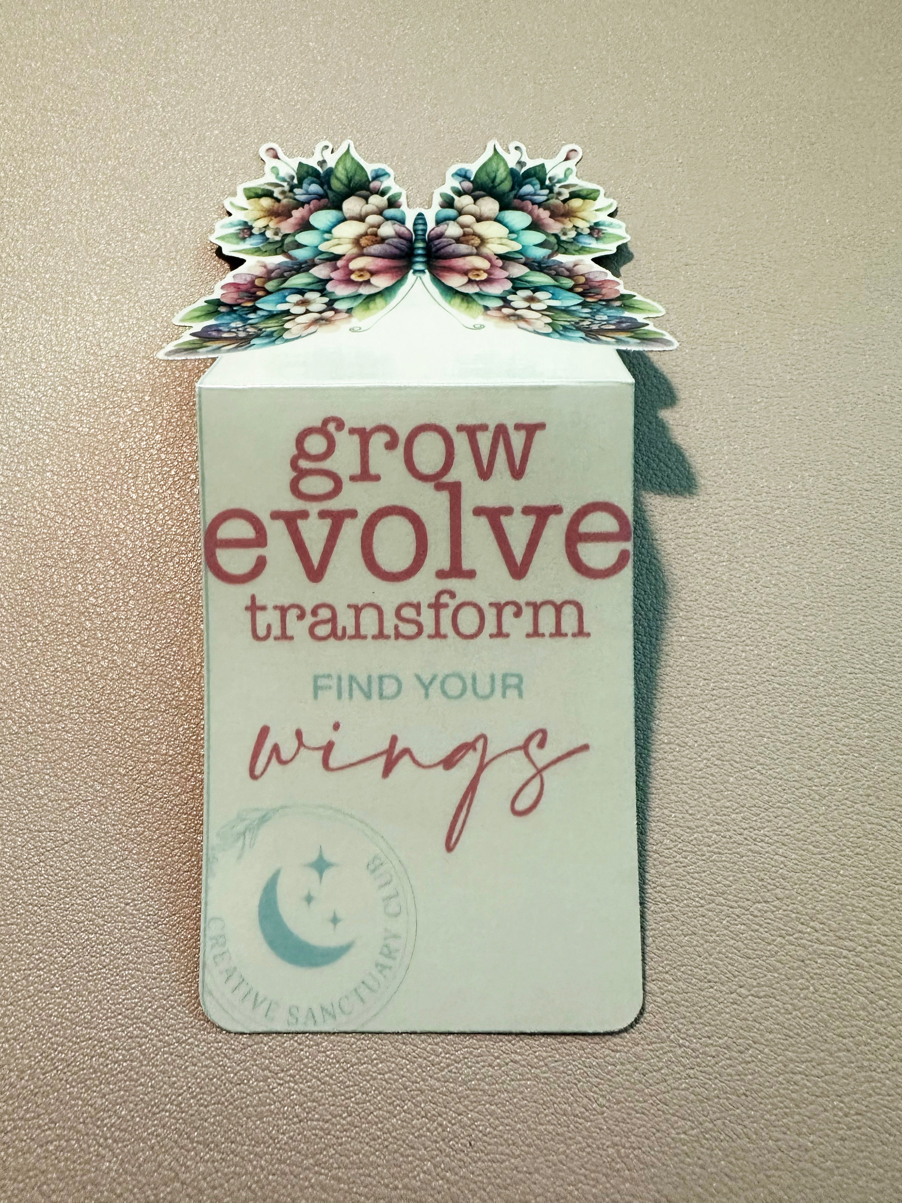 Dreamy Butterfly Die-Cut Magnetic Bookmark