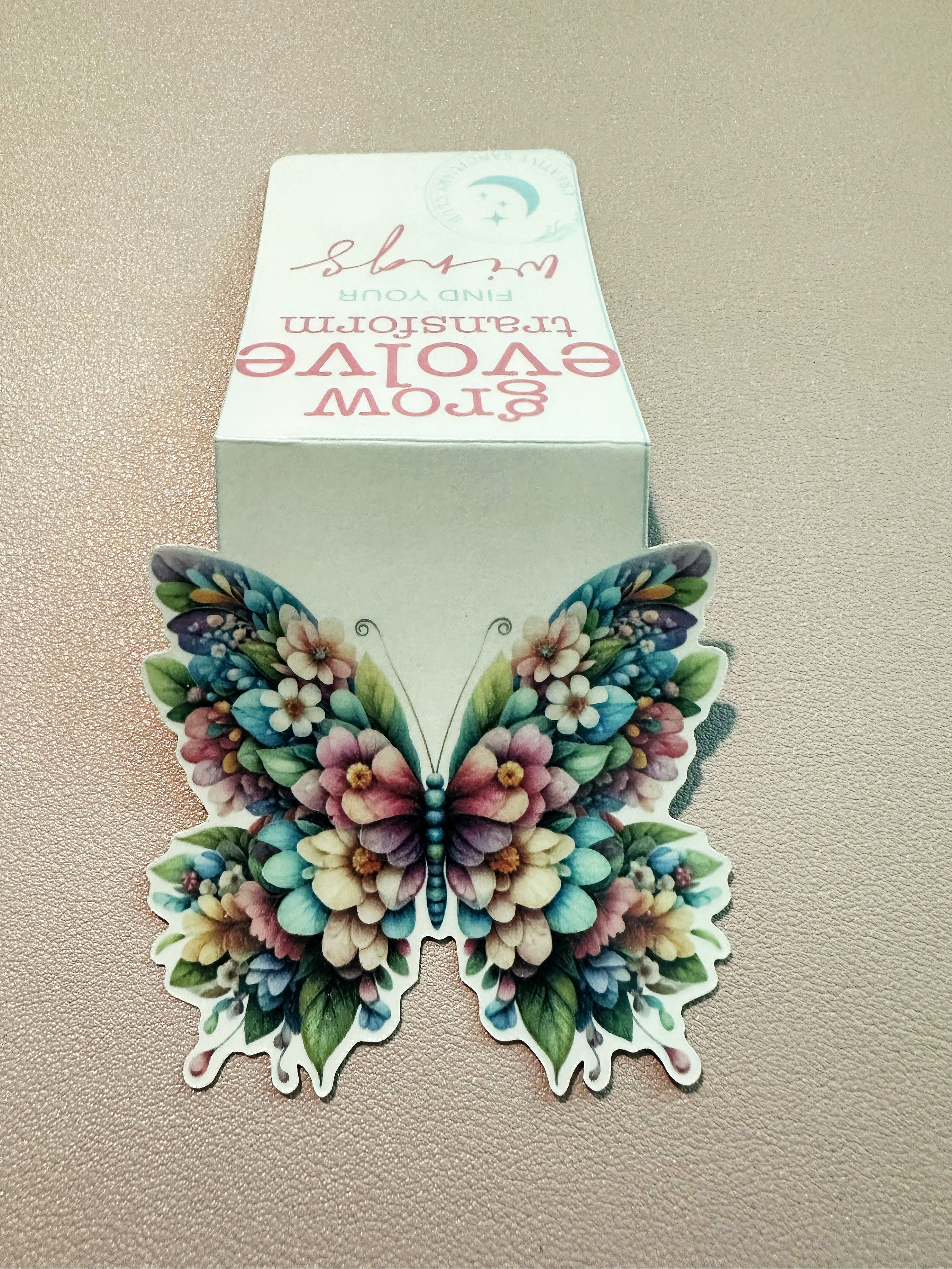 Dreamy Butterfly Die-Cut Magnetic Bookmark