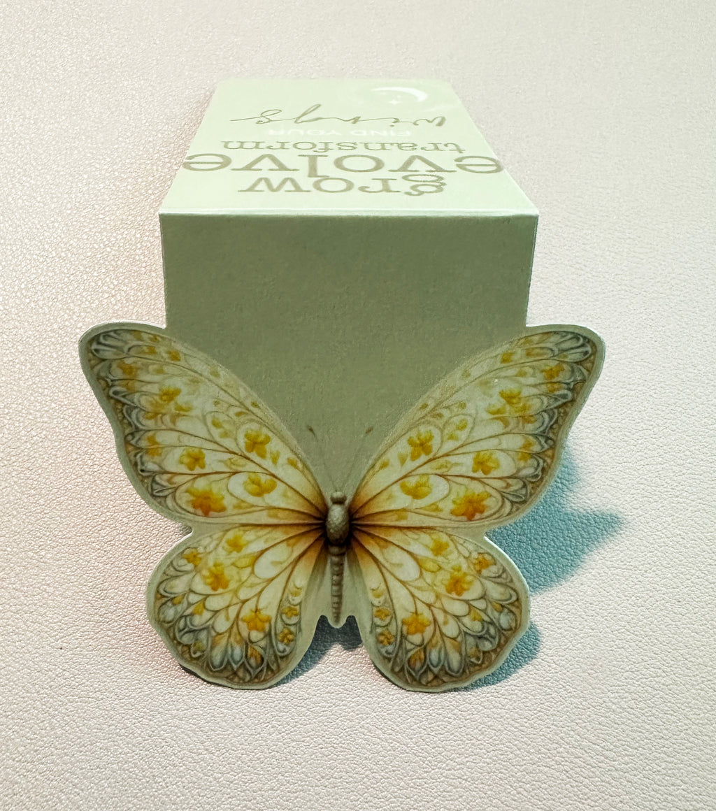 Dreamy Butterfly Die-Cut Magnetic Bookmark