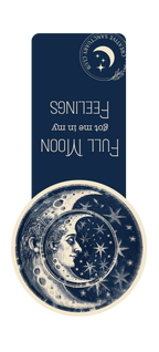 Poetic Moon Magnetic Bookmark