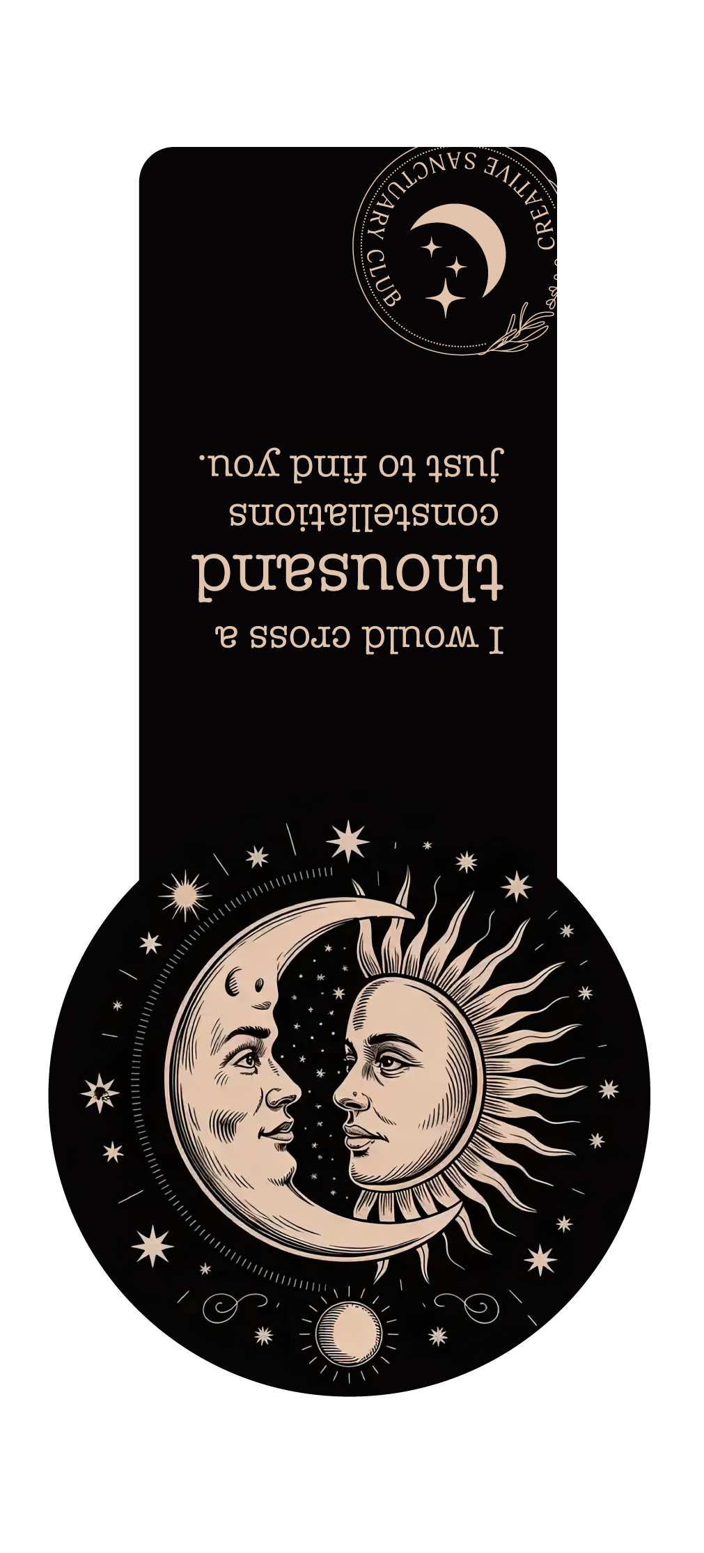 Celestial Lovers Magnetic Bookmark