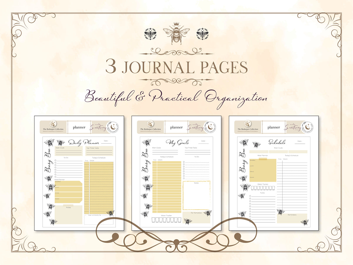The Beekeeper Printable Journaling Kit