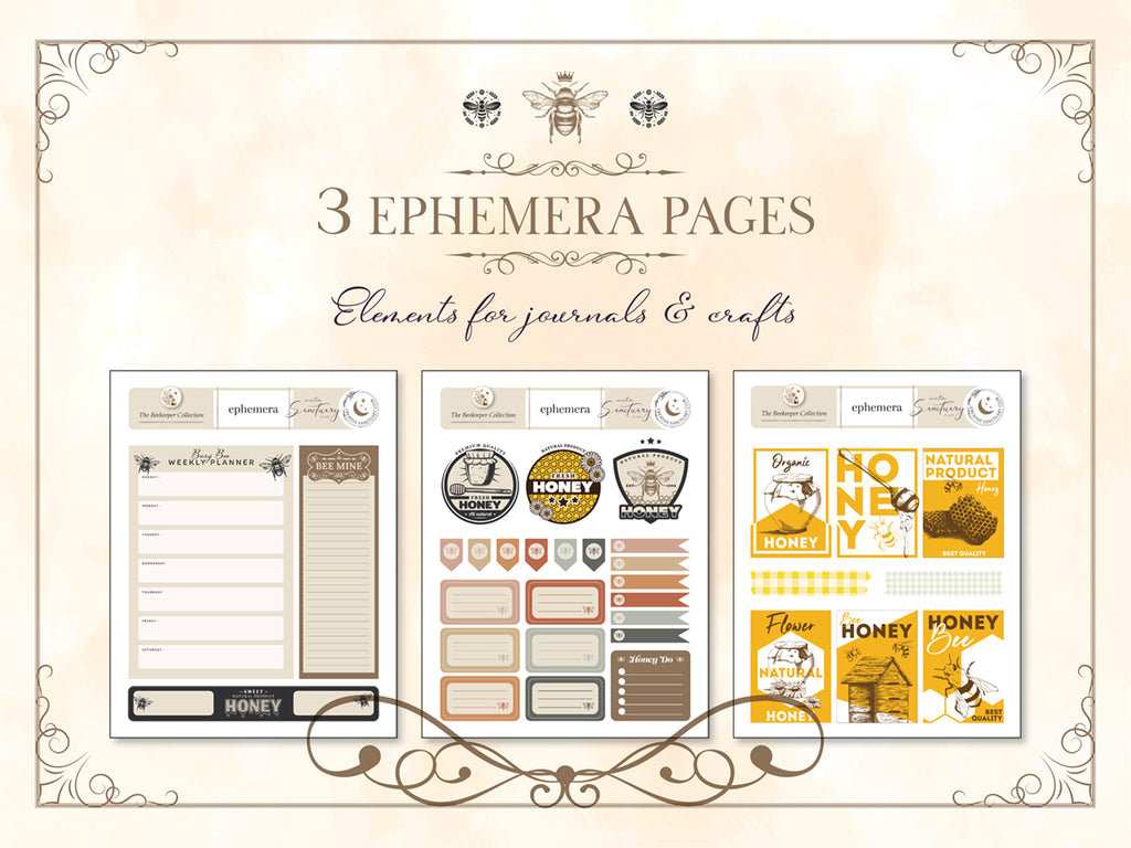 The Beekeeper Printable Journaling Kit