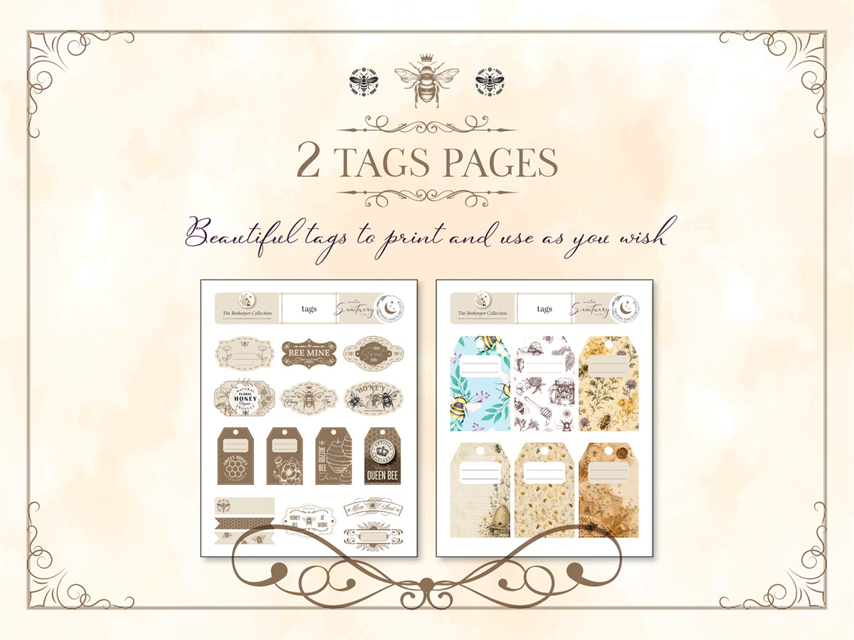 The Beekeeper Printable Journaling Kit