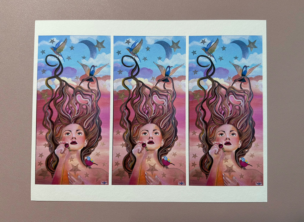 Skybound 3.5x5 Fine Art Print