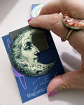 Vintage Moon Die-Cut Magnetic Bookmark