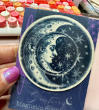 Poetic Moon Magnetic Bookmark