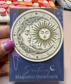 Sun & Moon Embrace Magnetic Bookmark